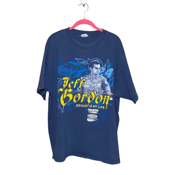 Jeff Gordon Hendrick Motorsport Y2K Shirt NASCAR 24 Double Sided Graphic Print - Picture 1 of 4
